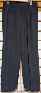 AURALEE Brushed Super Fine Wool Flannel Slacks Men size 3 ink black used - Picture 1 of 3