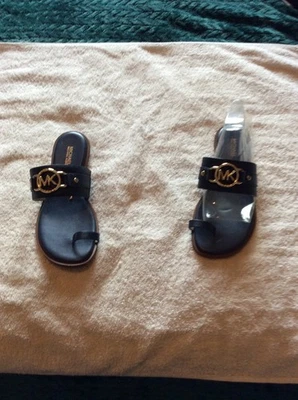 Sandalias Michael Kors Azul Punta Anillo Talla 6,5 Foto 1 de 3