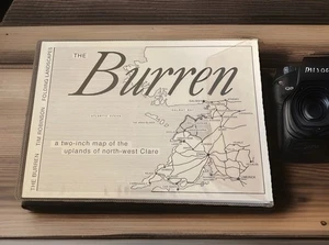 THE BURREN 1999 TIM ROBINSON MAP BLACK/WHITE CLARE IRELAND - Picture 1 of 5