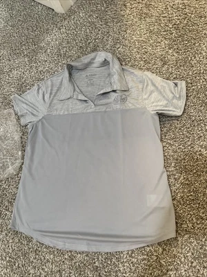 Women’s Augusta Sportswear Ladies XL Dr. Pepper Golf Shirt Grey NEW - Image 1 of 4