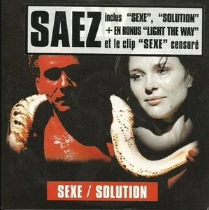 CD Single Damien SAEZ - Sexe / Solution Éd Limitée 4 Titres RARE - Imagen 1 de 2