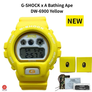 G-SHOCK DW-6900 BAPE Amarillo 1000 piezas Edición Limitada En Caja Un Mono de Baño - Imagen 1 de 13