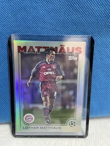Lothar Matthäus 2025 Topps Refractor Soccer Card Bayern Munich - Picture 1 of 1