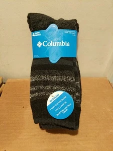 Columbia Crew-Damensocken (4 Stück) Moisture Control passt Schuhgröße 4-10 Neu in Verpackung - Bild 1 von 4