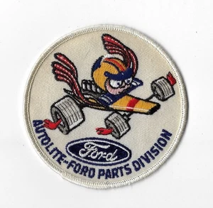 Autolite Ford Parts Division Racing 4" Cloth Patch - Picture 1 of 2