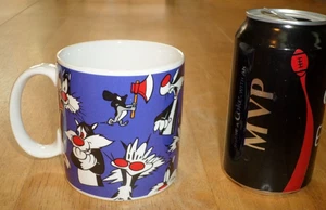 [WARNER BROTHERS & LOONY TUNES] Sylvester die Katze, Keramik Kaffeetasse, Vintage 1994 - Bild 1 von 9