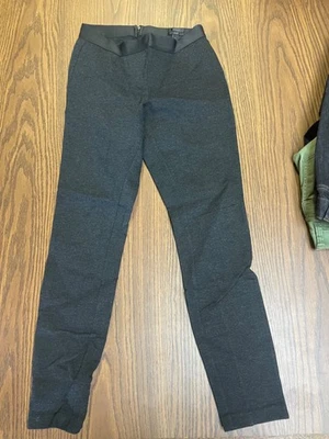 J crew pixie Slim Fit Pants Stretch Career Casual Black Trousers - Image 1 of 3