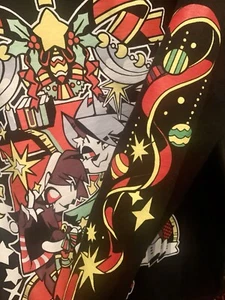 Octavia and Loona Sinsmas Medium Shirt Sleeve Designs Helluva Boss - Picture 1 of 4