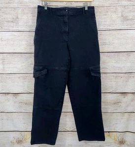 Wilfred Free Women's High Rise Black Modern Cargo Pants Size 10 - Picture 1 of 10