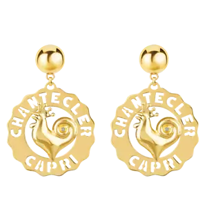 Chantecler - C.42454 - Orecchini Logo Chantecler Oro - Foto 1 di 1