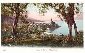 CARTOLINA ILLUSTRATA LAGO DI GARDA – MALCESINE. NUOVA - Foto 1 di 1