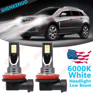 For Cadillac SRX 2010-2016 - 2PC 6000K White H11 LED Headlight Bulbs Low Beam BY - Bild 1 von 9