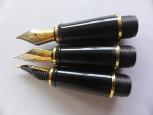 3x vintage DANIEL HECHTER Füller Feder M mit Leitystem fountain pen unbenutzt - Bild 1 von 2