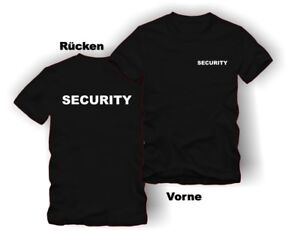 SECURITY T-Shirt  Bekleidung Sicherheitsdienst .