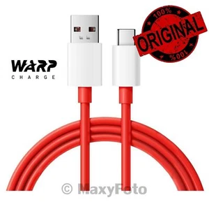 ONEPLUS CAVO DATI E RICARICA ORIGINALE TYPE-C WARP DL124 RED FINO A 65W 78C43AA - Photo 1/3