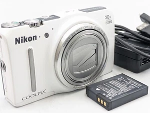 ASIS Nikon COOLPIX S9700 16.0MP Compact Digital Camera White from japan y314 - Picture 1 of 21