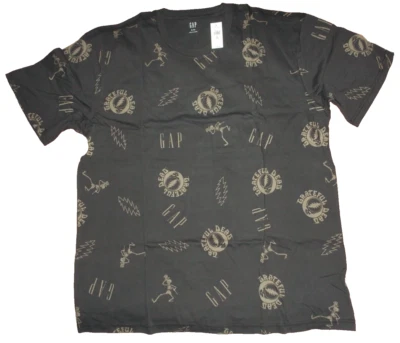 NUEVO NUEVO CON ETIQUETAS GAP x Grateful Dead Camisa Estampada con Logo XL Alto Esqueleto Stealie Foto 1 de 4