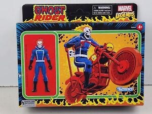Marvel Legends Ghost Rider & Hellcycle Unpunched Retro Collection 3.75" Nice!