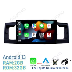 Apple Carplay For Toyota Corolla 2003-2008 Android 13 Car Stereo Radio GPS Navi - Picture 1 of 20
