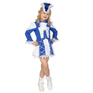 Kinder-Kostüm Tanzmariechen blau/weiß/silber - Bild 1 von 6