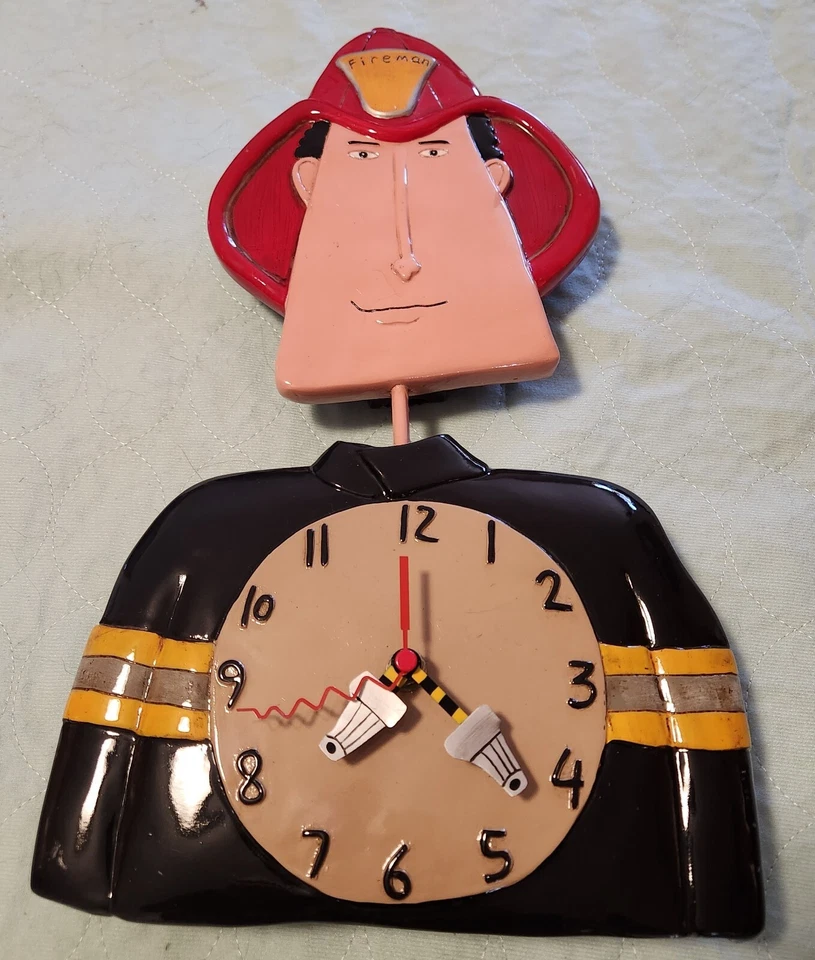 Allen Designs Пожарный маятник часы - отличном состоянии - Изображение 1 из 2