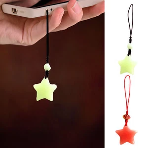 Star Keychain Charm Creative Glow-in-the-dark Chain Charm Cute Star biological - Photo 1 sur 6