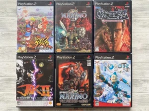 SONY PS2 Jack and Daxter 1 2 & Maximo & Altered Beast & Robots set from Japan - Picture 1 of 14
