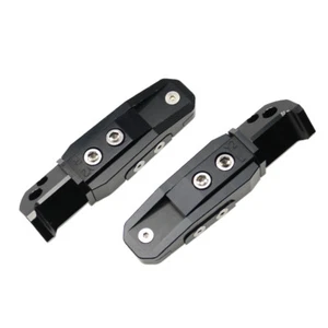 Black CNC Aluminum Rear Passenger Footrests Foot Pegs Pedal For Yamaha XSR700 - Picture 1 of 5