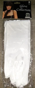 WOMENS NEW NIP WHITE GLOVES HALLOWEEN COSTUME WEAR AGES 14 AND UP - Picture 1 of 1