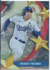 2025 Topps Stars of MLB # SMLB42 Freddie Freeman - Los Angeles Dodgers - Imagen 1 de 2