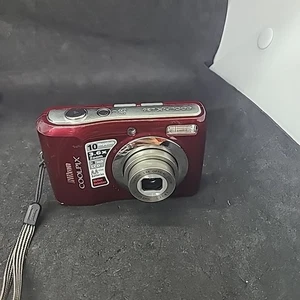 Nikon COOLPIX L20 10.0MP Digitalkamera - Deep Red - getestet funktioniert #5 - Bild 1 von 5