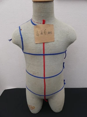 MANNEQUIN ENFANT ANCIEN 1940 CLÉO 4 , 6 ans - Photo 1/4