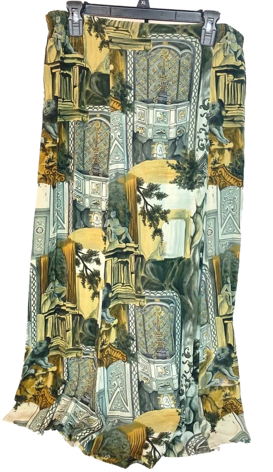 Vintage CAROLE LITTLE  Art To Wear Full Women’s Swing Skirt Sz 12 - Image 1 of 4