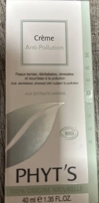 Phyt’s Crème Anti Pollution  100 % Bio  40ml Neuf  Yyy - Photo 1/2