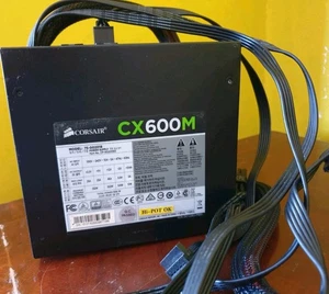 Corsair CX600M ATX Semi-Modular PSU Power Supply 600W 20+4 Pin Model 75-002018 - Afbeelding 1 van 12