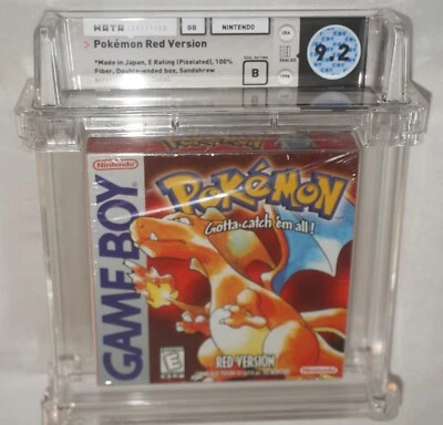 Pokemon Red Sandshrew (Nintendo Game Boy Gameboy) CGC 9.2 B NOVO lacrado - Imagem 1 de 4