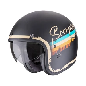 Scorpion Belfast EVO Adonis Jethelm (Schwarzmatt/Beige) Gr: M (57) - Bild 1 von 6