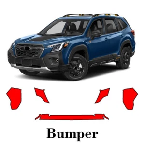 bumper PreCut PPF Paint Protection Film For Subaru Forester Wilderness 2022-2024 - Picture 1 of 7