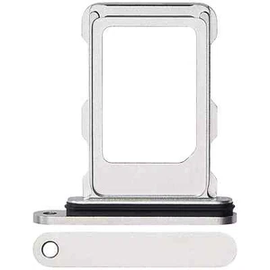 Vassoio Singolo Sim Card Compatibile per iPhone 16 Pro / 16 Pro Max (Bianco Naturale) - Foto 1 di 1