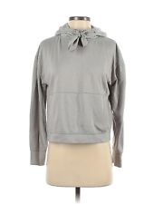 M Magaschoni Women Gray Pullover Hoodie XS