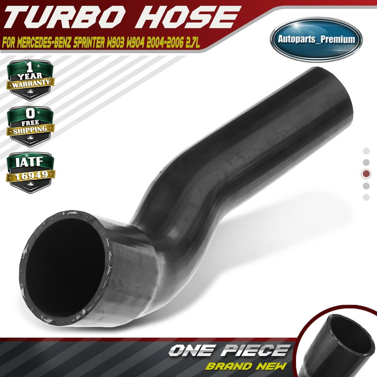 Tubo Intercooler Turbo Mercedes Sprinter W906 A9065285082 Y378 - Foto 3