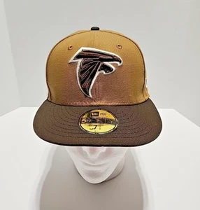 NEW New Era Atlanta Falcons 59Fifty Wheat Walnut Color Fitted 7 1/8 inch Hat Cap - Picture 1 of 14