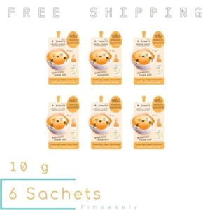 6 Sachets X 10 g SMOOTO EGG COLLAGEN WHITE SERUM Smooth pores Skincare Facial - Picture 1 of 10