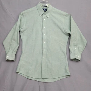 Stafford Wrinkle Free Dress Shirt Button Down Green Chest 44 in. Length 32 in. - Picture 1 of 12