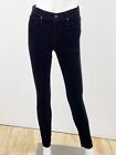 AG Farrah High Rise Skinny Pants Blue Velvet Size 26