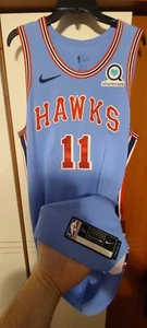 Trae Young 2018-19 Atlanta Hawks Nike City Edition Authentic Jersey Size 54+6 - Picture 1 of 17