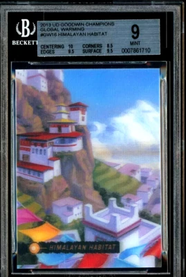 2013 UD Goodwin Champions Global Warming #GW16 Himalayan Habitat BGS 9 MINBT 3D - Image 1 of 2