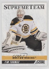 2011-12 Score Supreme Team Tim Thomas #18