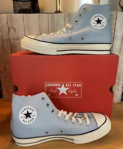 Converse Chuck 70 Hi Unisex Blau Weiß Mode Turnschuhe Größe 12. NEU mit Karton - Bild 1 von 8