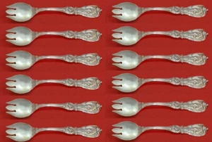 Francis I by Reed and Barton New Script Sterling Ice Cream Fork Custom Set 12pc - Picture 1 of 4